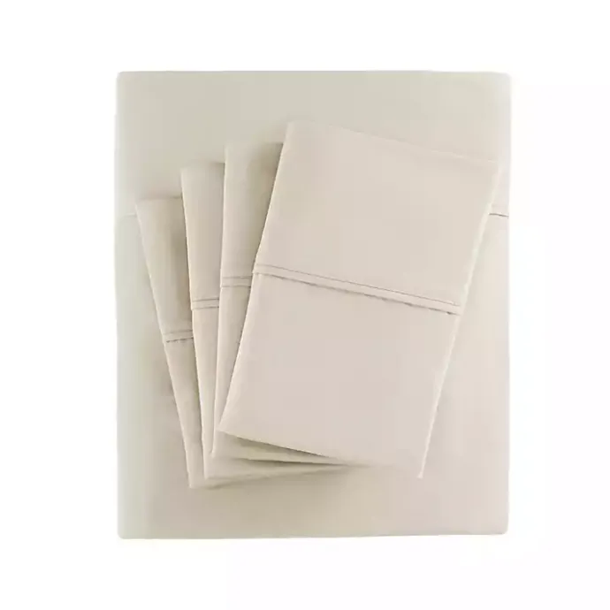 Kirklands Home Cotton Blend Sateen 6-pc. King Sheet Set Ivory