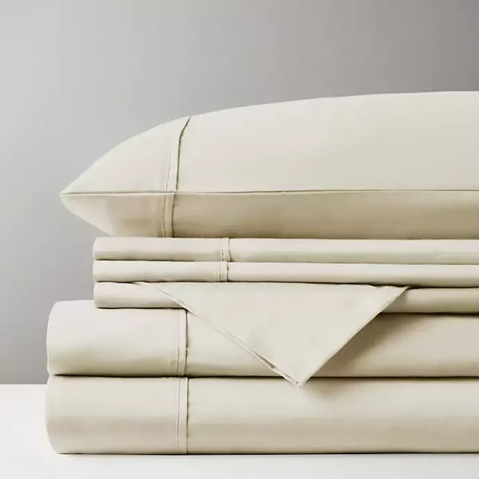 Kirklands Home Cotton Blend Sateen 6-pc. King Sheet Set Ivory