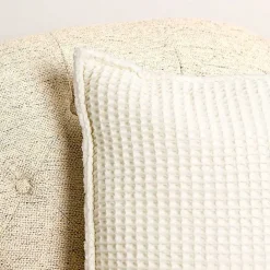Outlet Kirklands Home Cozy Waffle Pillow Ivory