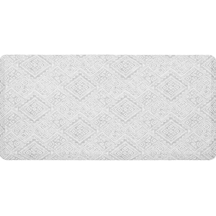 Discount Kirklands Home Cushioned Kitchen Mat Ivory