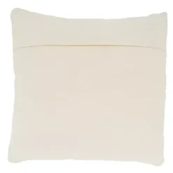 Sale Kirklands Home Ivory Diamond Woven Textured Polyester Pillow
