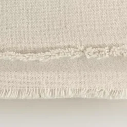 Outlet Kirklands Home Embroidered Botanical Pillow Ivory