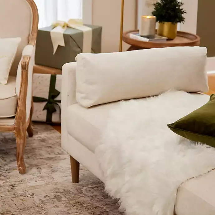 Best Kirklands Home Faux Fur Scatter Rug Ivory