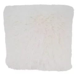 Online Kirklands Home Faux Fur Throw Pillow Ivory