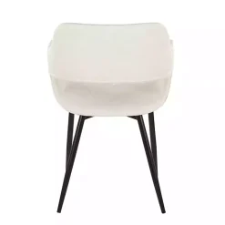 Discount Kirklands Home Faux Leather Marge Dining Chairs, Set of 2 Ivory