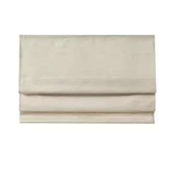 Discount Kirklands Home Faux Silk Room Darkening Roman Shade, 35 in. Ivory