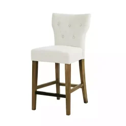 Hot Kirklands Home Ivory Harrison Tufted Counter Stool White