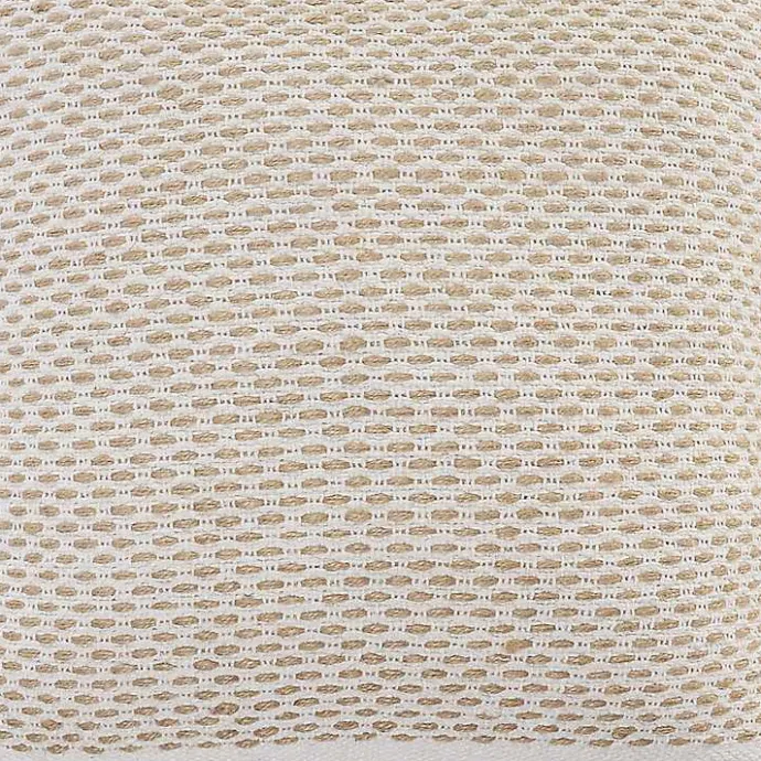 Best Kirklands Home Ivory Interwoven Jute Pillow