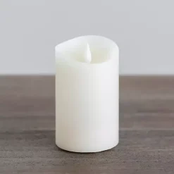 Clearance Kirklands Home LED Soft Flame Pillar Candle, 3x5 in. Ivory