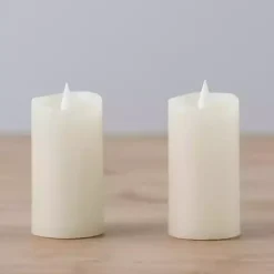 Sale Kirklands Home LED Soft Flame Votive Candle, Set of 2 Ivory