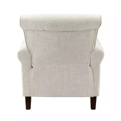 Best Kirklands Home Miriam Nailhead Trim Armchair Ivory