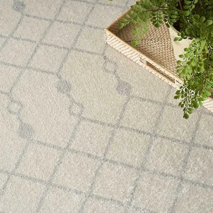 Sale Kirklands Home Moroccan Washable Area Rug, 7x10 Ivory