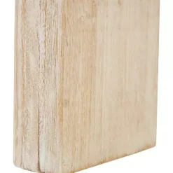 Sale Kirklands Home Natural Wood Grain Console Table Ivory