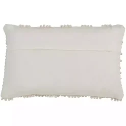 Best Kirklands Home Ivory Nubby Decorative Lumbar Pillow White