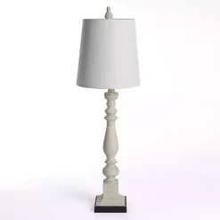 New Kirklands Home Ivory Prussia Buffet Lamp White
