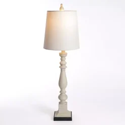 New Kirklands Home Ivory Prussia Buffet Lamp White