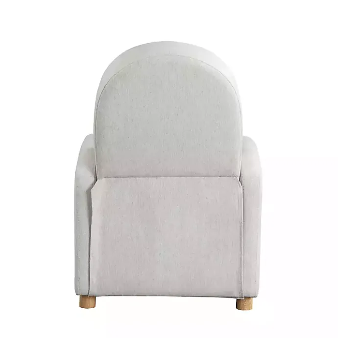 Best Kirklands Home Rounded Push Back Recliner Ivory