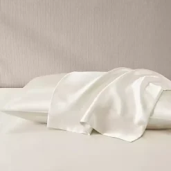 Sale Kirklands Home Satin King 2-pc. Pillow Case Set Ivory