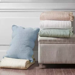 Hot Kirklands Home Scalloped Monica 3-pc. King Coverlet Set Ivory