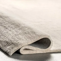 Sale Kirklands Home Shag Washable Area Rug, 8x10 Ivory