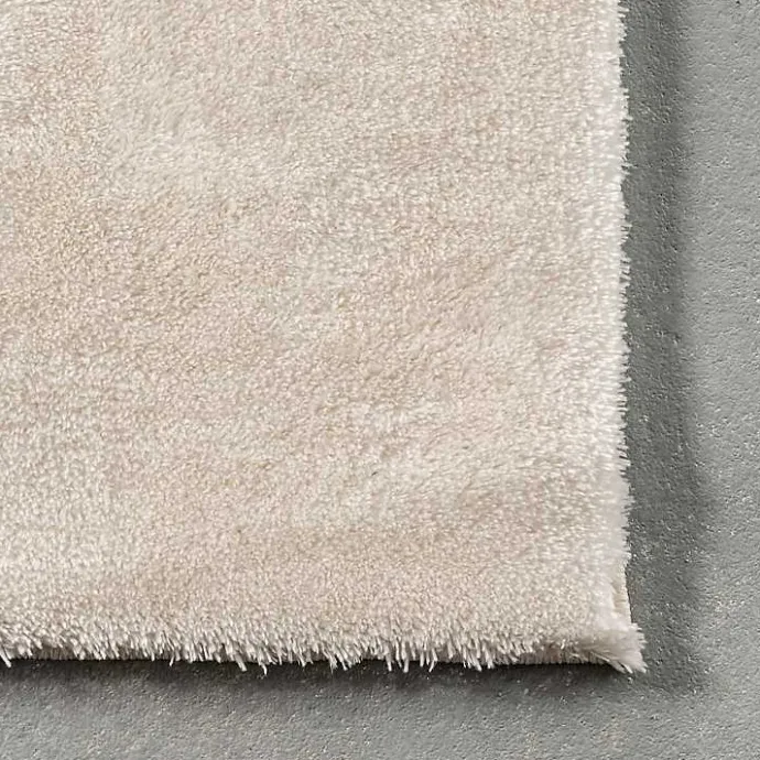 Sale Kirklands Home Shag Washable Area Rug, 8x10 Ivory