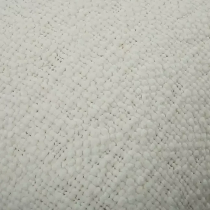 Online Kirklands Home Soft Nubby Woven Pillow Ivory