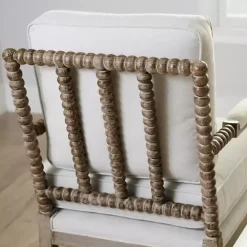 Outlet Kirklands Home Spencer Spindle Armchair Ivory
