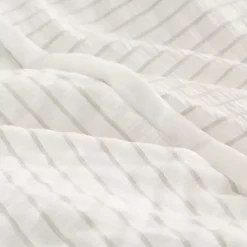 Discount Kirklands Home Striped Oversized King 3-pc. Comforter Set Ivory