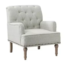 Hot Kirklands Home Tufted Britt Accent Chair Ivory