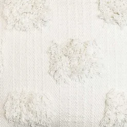 Best Kirklands Home Ivory Tufted Dots Throw Pillow White