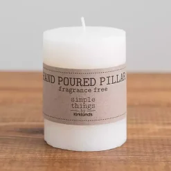 Discount Kirklands Home Unscented Pillar Candle, 4 in. Ivory