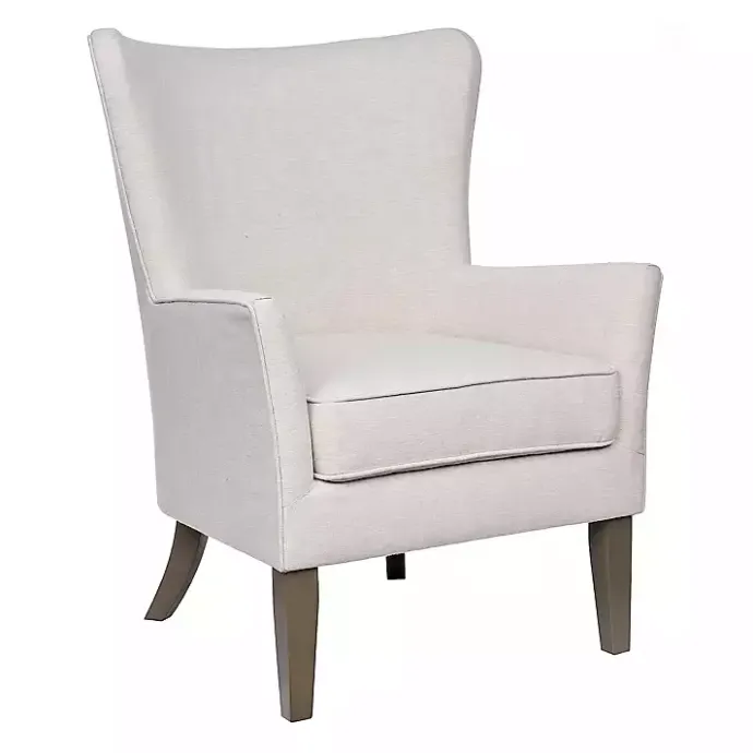 Best Kirklands Home Upholstered Armchair Ivory