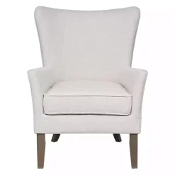 Best Kirklands Home Upholstered Armchair Ivory