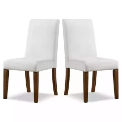 Online Kirklands Home Upholstered Katie Dining Chairs, Set of 2 Ivory