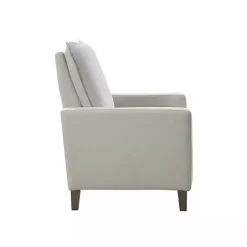 Hot Kirklands Home Upholstered Push-Back Recliner Ivory