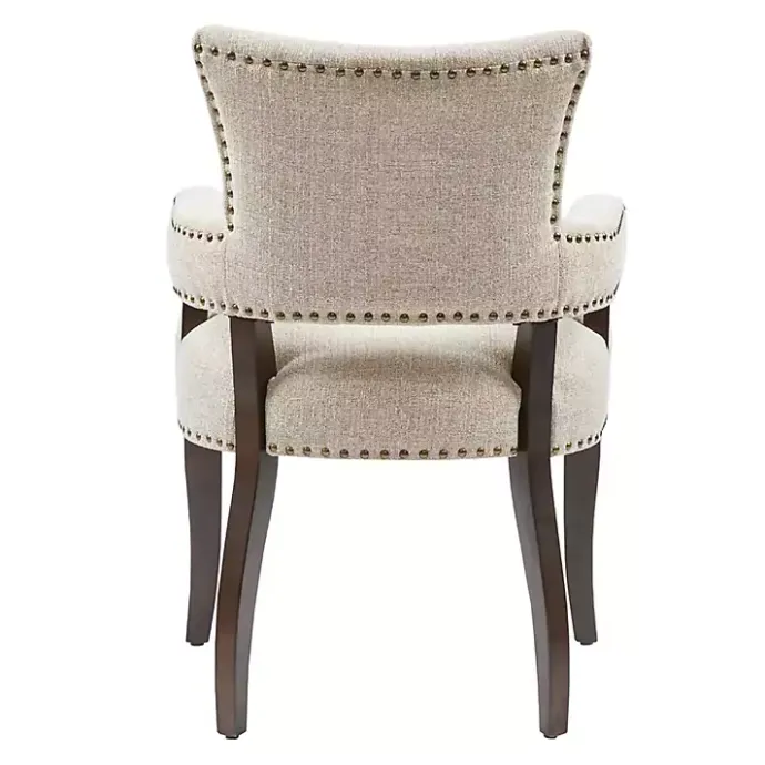 Hot Kirklands Home Upholstered Tufted Dining Chairs, Set of 2 Ivory