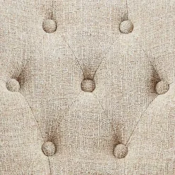 Hot Kirklands Home Upholstered Tufted Dining Chairs, Set of 2 Ivory