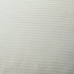 Discount Kirklands Home Velvet Corduroy Flange Throw Pillow Ivory