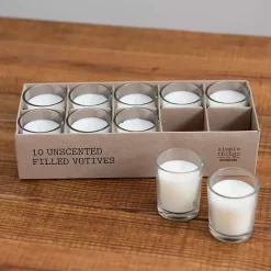 Discount Kirklands Home Votive Candles, Set of 10 Ivory