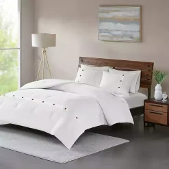 Online Kirklands Home Waffle Weave 3-pc. Full/Queen Comforter Set Ivory