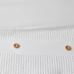 Online Kirklands Home Waffle Weave 3-pc. Full/Queen Comforter Set Ivory