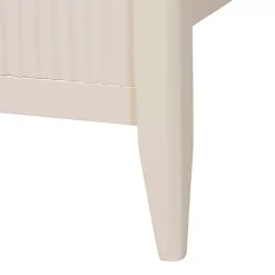 Online Kirklands Home Wood Fluted Headboard Primrose King Bed Ivory