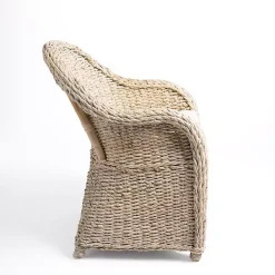 Best Kirklands Home Woven Rattan Dining Chair Ivory