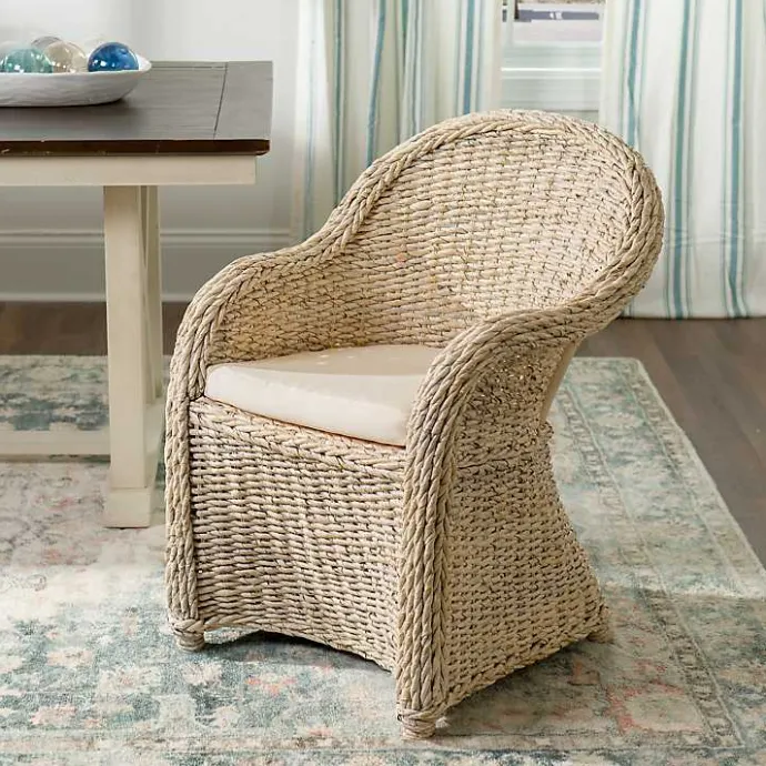 Best Kirklands Home Woven Rattan Dining Chair Ivory