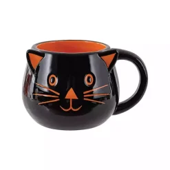 Outlet Kirklands Home Jack O' Lantern & Cat Halloween Mugs, Set of 2