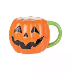 Outlet Kirklands Home Jack O' Lantern & Cat Halloween Mugs, Set of 2