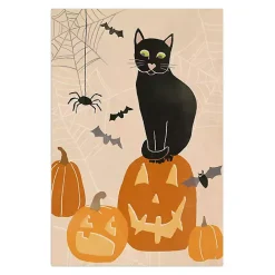 Clearance Kirklands Home Jack 'O Lantern Cat Halloween Wall Plaque, 24 in.