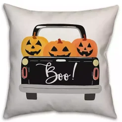 Kirklands Home Jack O' Lantern Truck Accent Pillow