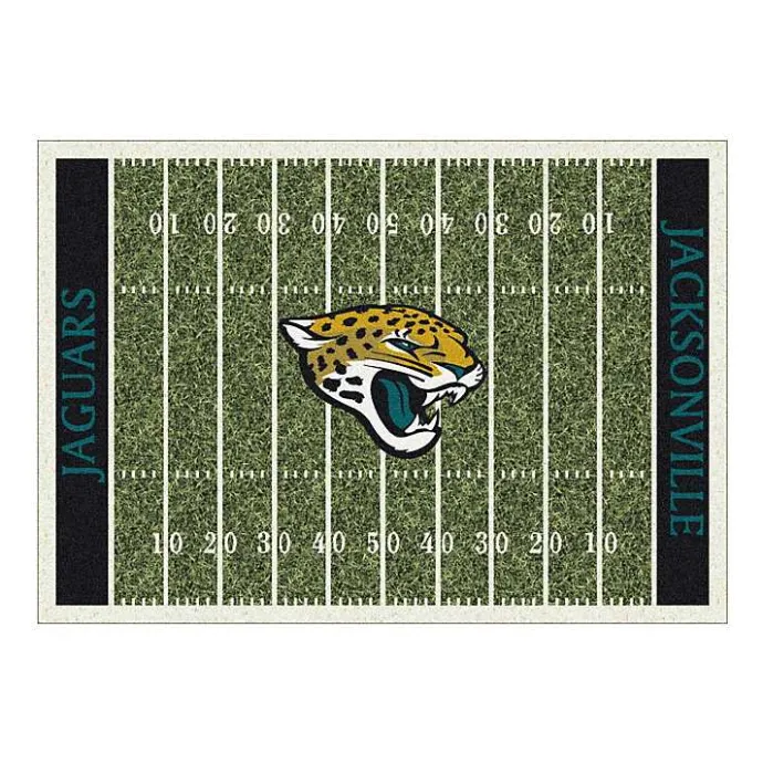 Sale Kirklands Home Jacksonville Jaguars Home Field Area Rug, 6x8