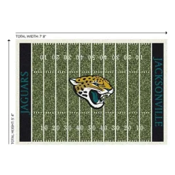 Sale Kirklands Home Jacksonville Jaguars Home Field Area Rug, 6x8